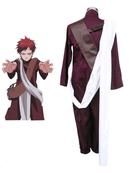 Naruto Shippuden Gaara Red Cosplay Costume